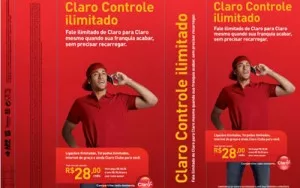 Publipan e Claro fazem parceria para promover o plano Claro Controle Ilimitado em Uberlândia