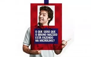 Microlins lança nova campanha publicitária com Bruno Mazzeo