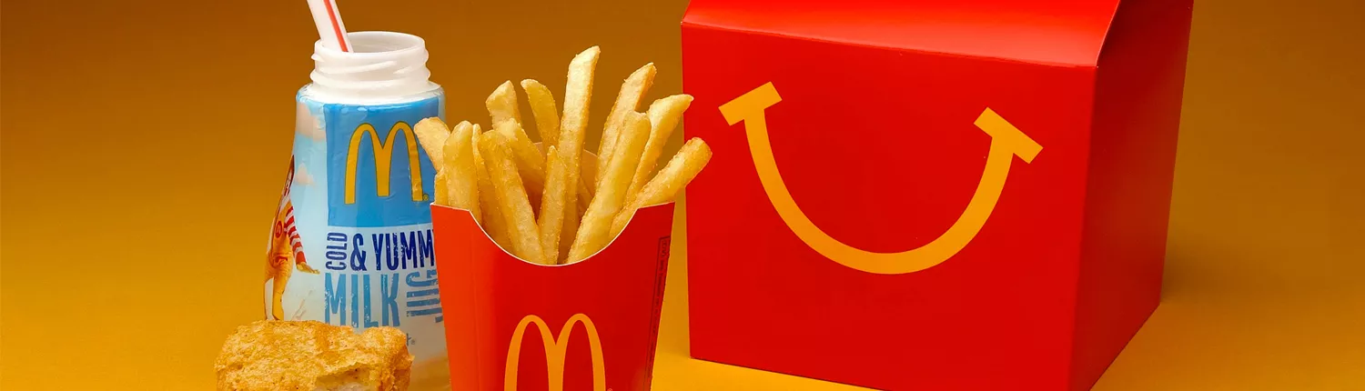 Rede de franquia McDonald’s promete reduzir calorias do McLanche Feliz