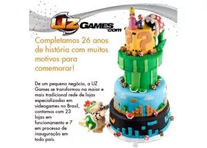 Rede de franquias UZ Games completa 26 anos