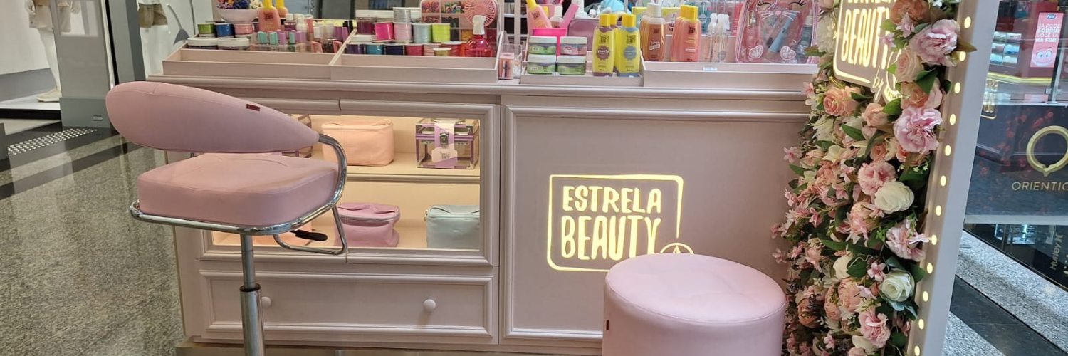 Estrela Beauty amplia atuação com quiosque em Santos