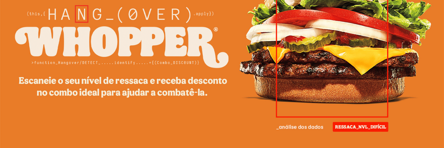 Burger King faz ação e brinca com os consumidores de ressaca