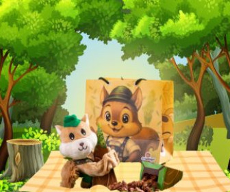 Nutty Bavarian e Criamigos lançam mascote “Abraçadinho”
