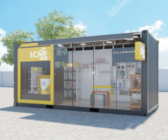Love Gifts lança loja container durante a ABF Expo Franchising 2023