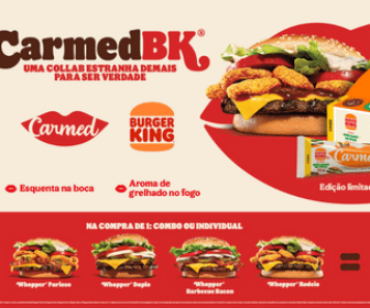 Carmed e Burger King lançam hidratante labial com aroma grelhado no fogo