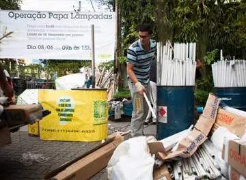 Academia Ecofit Club organiza coleta de lâmpadas e lixo eletrônico