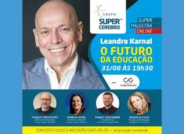 LIVE SUPER CÉREBRO - Leandro Karnal debate com especialistas sobre o futuro da educação