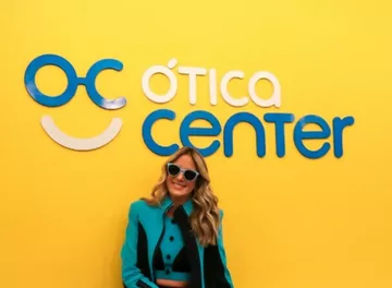 Ótica Center recebeu visita de sua embaixadora, Ticiane Pinheiro, nesta segunda-feira